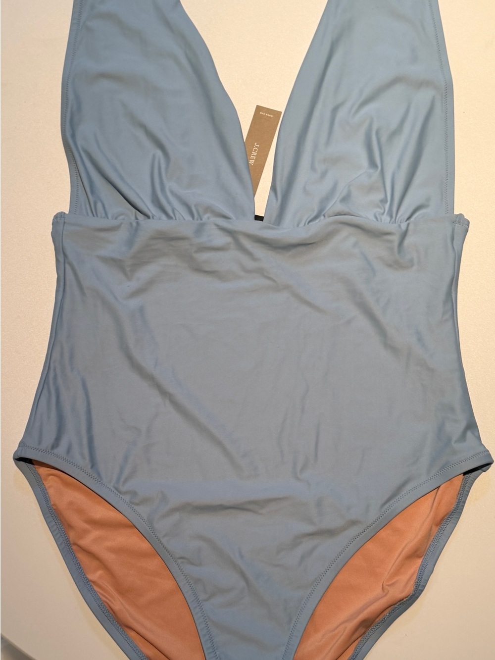 J.Crew Plunge V-neck One-Piece Swimsuit, style G9417 sz 14